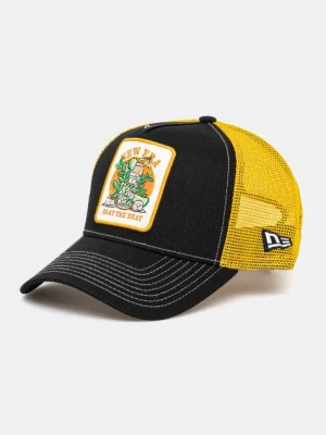 New Era czapka z daszkiem bawełniana kolor czarny z aplikacją 60595301