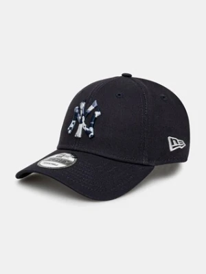 New Era czapka z daszkiem bawełniana kolor granatowy z aplikacją 60595180