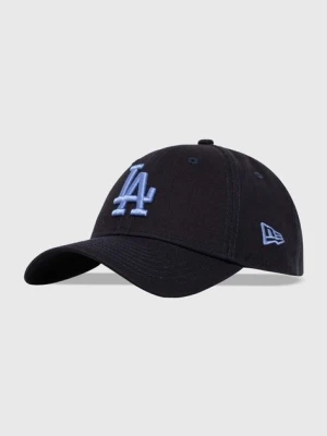 New Era czapka z daszkiem bawełniana kolor granatowy z aplikacją LOS ANGELES DODGERS