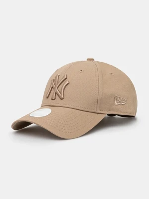 New Era czapka z daszkiem bawełniana LEAGUE ESSENTIAL 9FORTY® brązowy