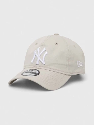 New Era czapka z daszkiem bawełniana LEAGUE ESSENTIAL 9TWENTY® szary