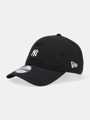 New Era czapka z daszkiem bawełniana MINI LOGO 920 NYY czarny