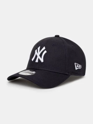 New Era czapka z daszkiem bawełniana MLB SIDE PATCH 9FORTY® NEW YORK YANKEES kolor granatowy z aplikacją 60509700