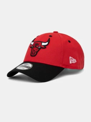 New Era czapka z daszkiem bawełniana NBA SIDE PATCH 9FORTY® CHICAGO BULLS kolor czerwony z aplikacją 60565137