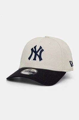 New Era czapka z daszkiem bawełniana NEW YORK YANKEES kolor granatowy wzorzysta 60565353