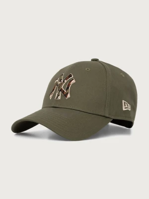 New Era czapka z daszkiem bawełniana OUTLINE CAMO 9FORTY® zielony