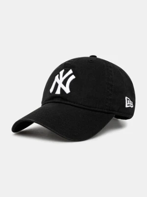 New Era czapka z daszkiem bawełniana Washed 920 NYY kolor czarny z aplikacją 60579076