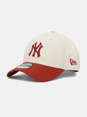 New Era czapka z daszkiem bawełniana WORLD SERIES 9FORTY® NEW YORK YANKEES kolor czerwony z aplikacją 60565352