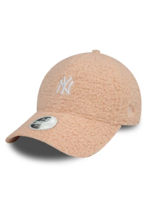 New Era Czapka z daszkiem Borg New York Yankees 9FORTY 60580740 Różowy