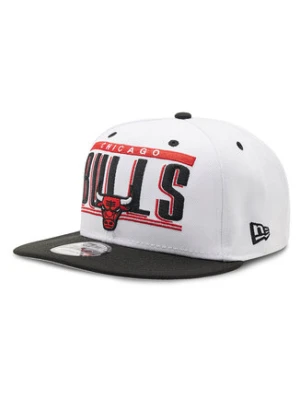 New Era Czapka z daszkiem Chicago Bulls NBA Retro 60288552 Biały