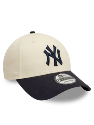 New Era Czapka z daszkiem Colourblock 9Forty New York Yankees 60595215 Beżowy