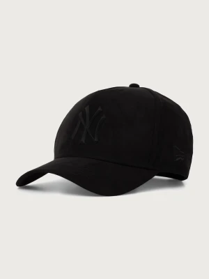 New Era czapka z daszkiem FAUX SUEDE E-FRAME czarny