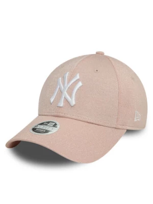 New Era Czapka z daszkiem Glitter New York Yankees 9FORTY 60580737 Różowy