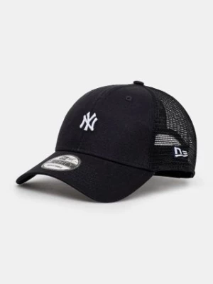 New Era czapka z daszkiem HOMEFIELD TRUCKER NEW YORK YANKEES kolor granatowy gładka 60565140