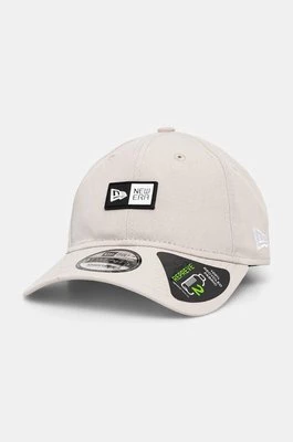 New Era czapka z daszkiem kolor beżowy gładka 60565319