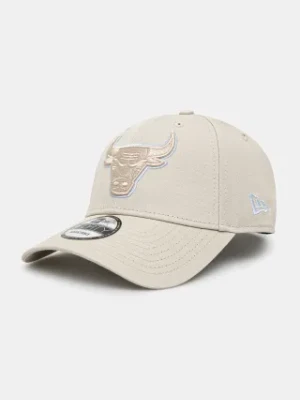 New Era czapka z daszkiem kolor beżowy gładka 60595202