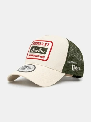 New Era czapka z daszkiem kolor beżowy z aplikacją 60595467