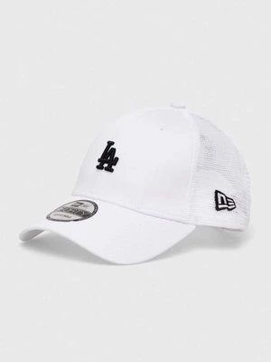 New Era czapka z daszkiem kolor biały z aplikacją LOS ANGELES DODGERS