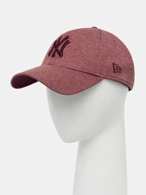 New Era czapka z daszkiem kolor bordowy melanżowa NEW YORK YANKEES 60348848.MRNWHI-MRNWHI