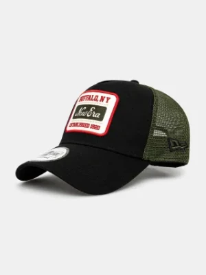 New Era czapka z daszkiem kolor czarny gładka 60595459