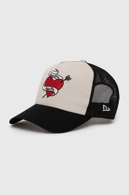 New Era czapka z daszkiem kolor czarny z aplikacją 60503548
