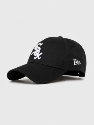 New Era czapka z daszkiem kolor czarny z aplikacją CHICAGO WHITE SOX