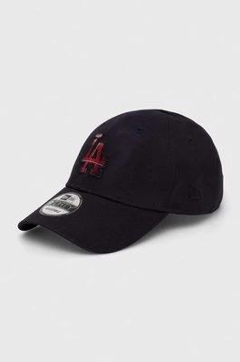 New Era czapka z daszkiem kolor granatowy z aplikacją LOS ANGELES DODGERS