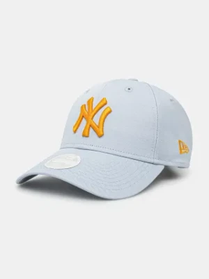 New Era czapka z daszkiem kolor niebieski gładka 60595165