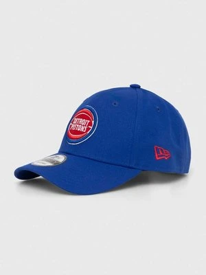 New Era czapka z daszkiem kolor niebieski z aplikacją DETROIT PISTONS