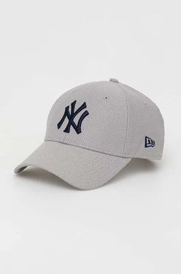 New Era czapka z daszkiem kolor szary z aplikacją NEW YORK YANKEES