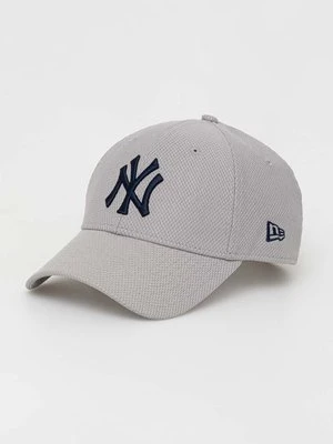 New Era czapka z daszkiem kolor szary z aplikacją NEW YORK YANKEES