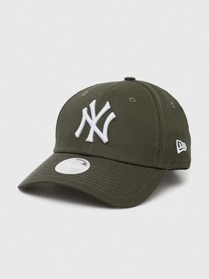 New Era czapka z daszkiem kolor zielony z aplikacją NEW YORK YANKEES