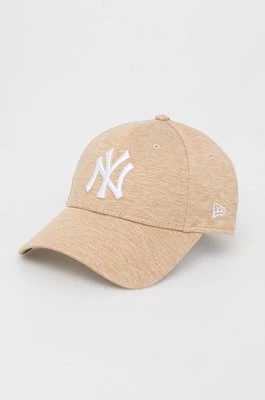 New Era czapka z daszkiem kolor żółty z aplikacją NEW YORK YANKEES