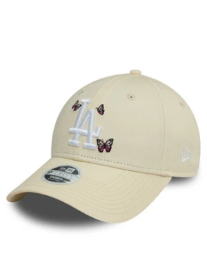 New Era Czapka z daszkiem LA Dodgers Icon 9FORTY 60595342 Beżowy