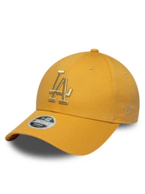 New Era Czapka z daszkiem LA Dodgers Metallic Yellow 9FORTY 60667386 Żółty