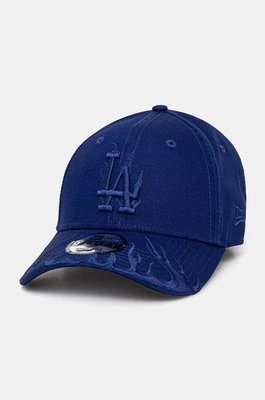 New Era czapka z daszkiem LOS ANGELES DODGERS kolor niebieski wzorzysta 60565333