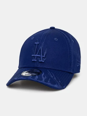 New Era czapka z daszkiem LOS ANGELES DODGERS kolor niebieski wzorzysta 60565333