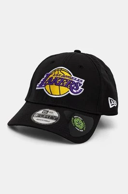 New Era czapka z daszkiem LOS ANGELES LAKERS kolor czarny z aplikacją 60565233