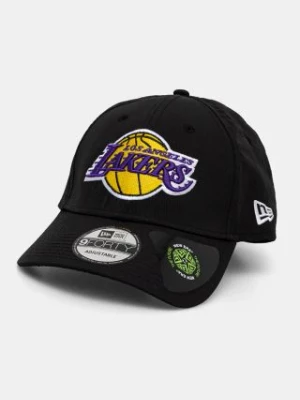 New Era czapka z daszkiem LOS ANGELES LAKERS kolor czarny z aplikacją 60565233