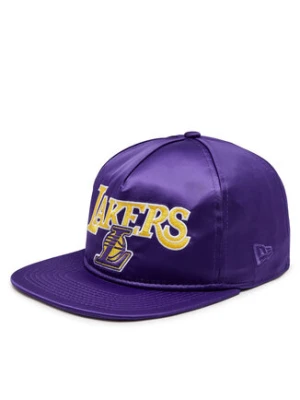 New Era Czapka z daszkiem Nba Patch Retro Golfer Lakers 60364180 Fioletowy