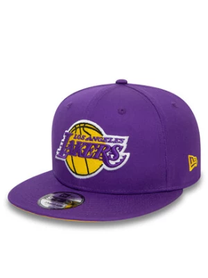 New Era Czapka z daszkiem Nba Rear Logo 950 Lakers 60503476 Fioletowy