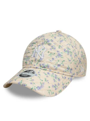 New Era Czapka z daszkiem New York Yankees Floral Quilt 9Twenty 60595367 Beżowy