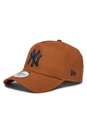 New Era Czapka z daszkiem New York Yankees League Essential 9FORTY E-Frame 60580697 Brązowy