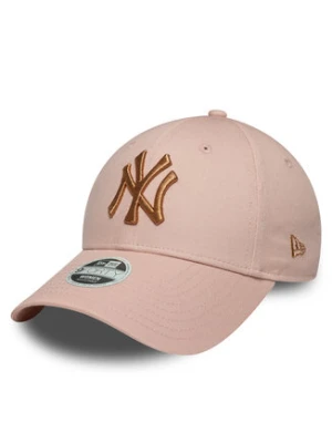 New Era Czapka z daszkiem New York Yankees Metallic 9FORTY 60667375 Różowy