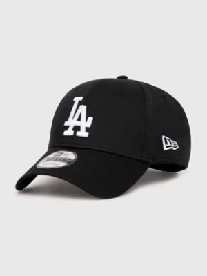 New Era czapka z daszkiem PATCH 940 LOS ANGELES DODGERS kolor czarny z aplikacją 60422518