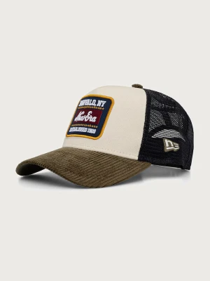 New Era czapka z daszkiem PATCH CORD EF TRUCKER beżowy