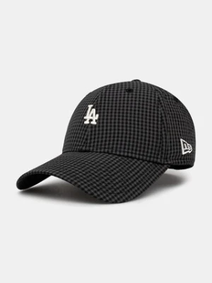 New Era czapka z daszkiem Seersucker 940 LA Dodgers kolor szary wzorzysta 60595248
