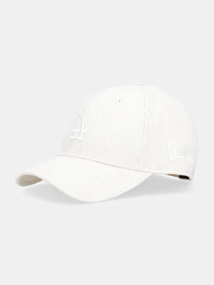 New Era czapka z daszkiem sztruksowa 0 kolor beżowy 60691060