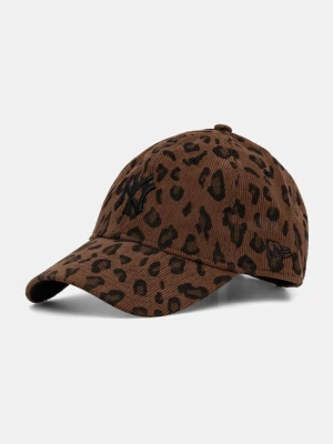 New Era czapka z daszkiem sztruksowa 0 kolor brązowy 60691324