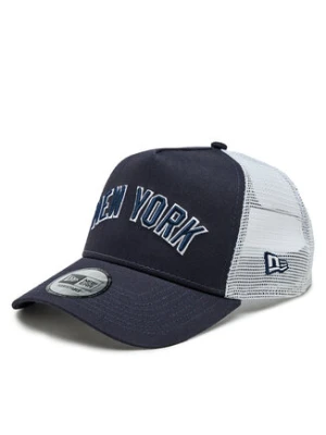 New Era Czapka z daszkiem Team Script Trucker Nyy 60364216 Czarny